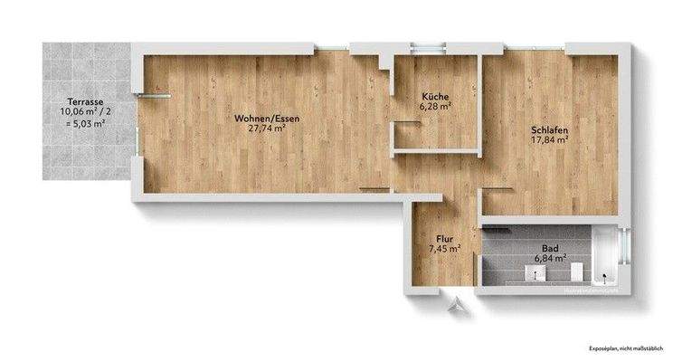 Grundriss unmöbliert