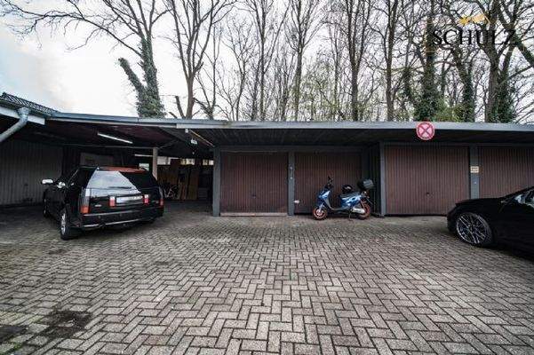 Ansicht Innenhof Garagen