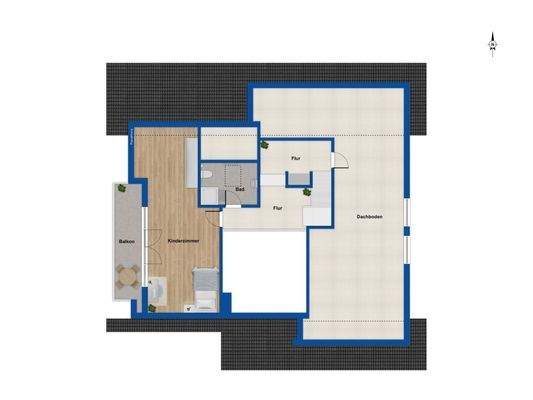 Grundriss Dachgeschoss