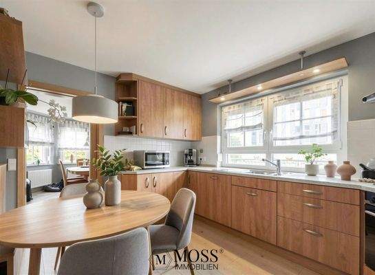 Küche - KI generiert - mit wenig Aufwand neuer Look