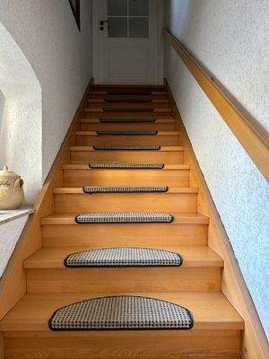 Treppenaufgang zur Maisonettwohnung