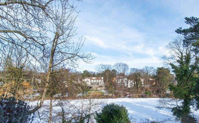 Ausblick auf Hubertussee Obergeschoss