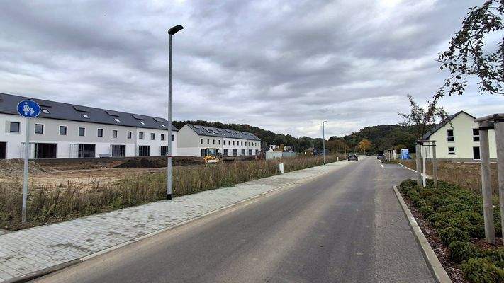 Bebauung im Zentrum des Wohngebietes