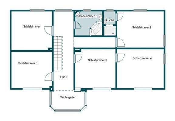 Grundriss Skizze 1.OG