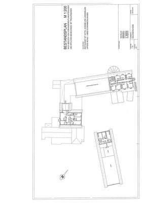 Bestandsplan Hotel, Restaurant, Kornstadel - DG