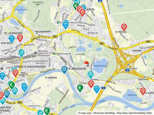 Geolyzer Kartenausschnitt