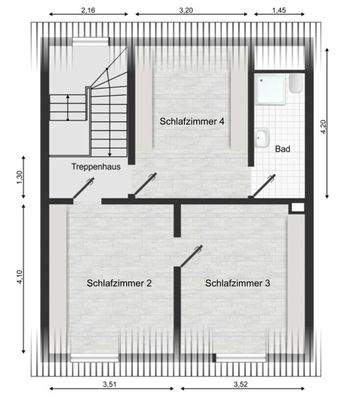Grundriss Dachgeschoss