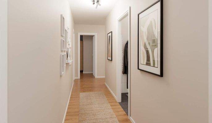 Freundlicher Flurbereich