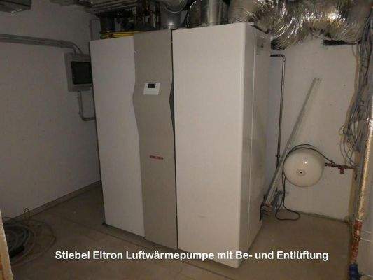 Luftwärmepumpe mit Be- und Entlüftung