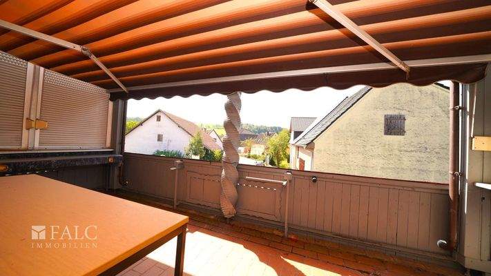 Überdachte Terrasse
