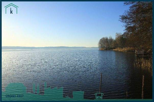 1917 Blick über den See, die Seele baumeln lassen.