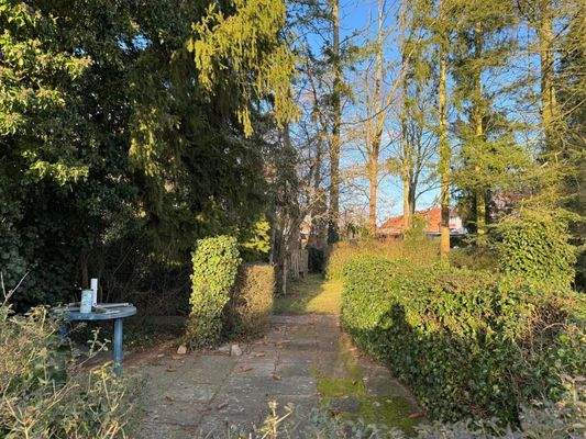 Gartenansicht / Sitzecke