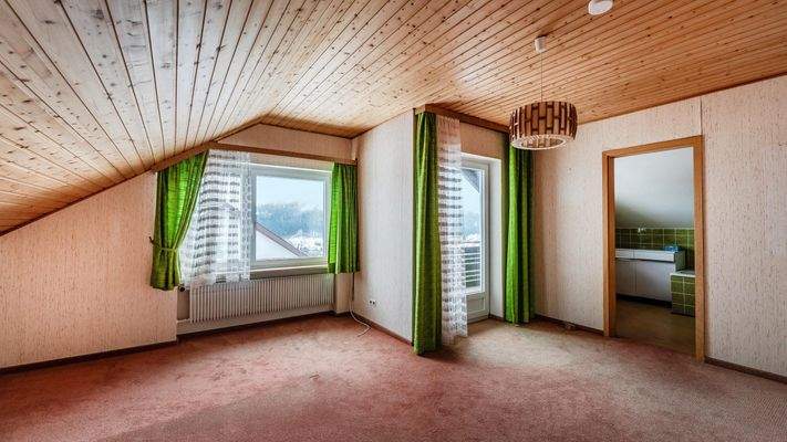 Zimmer im Dachgeschoss
