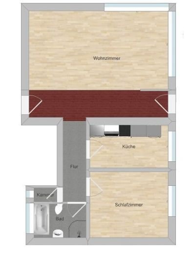 Objektbeschreibung: ... - Vermietung 2-Zimmer-Wohnungen