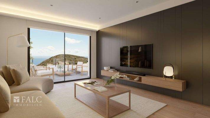 offenes, helles Wohnzimmer