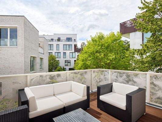 Terrasse im Obergeschoss