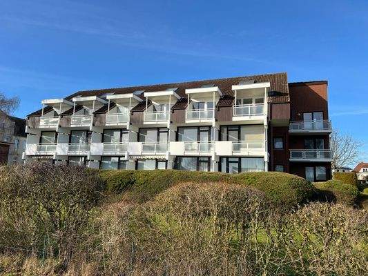 Blick auf die Balkone