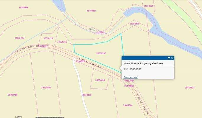 Nova Scotia - Ogden - Großzügiges Grundstück an de
