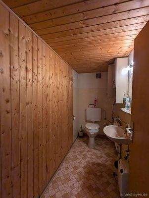 Toilette im Obergeschoss