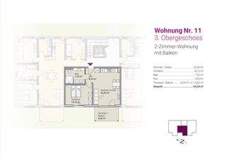 Grundriss Whg. Nr. 11