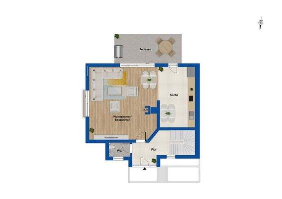 Grundriss EG linke Seite