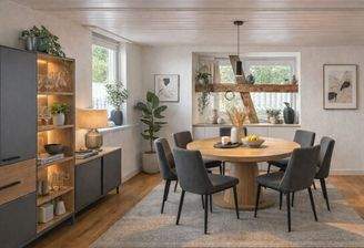 Esszimmer OG - Einrichtungsbeispiel (KI-generiert)