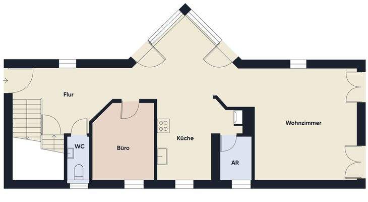 Grundrissplan ohne Maßstab EG