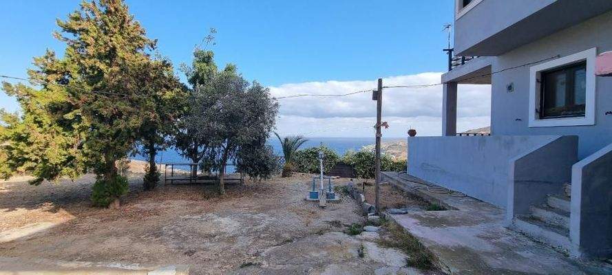 Kreta, Agia Pelagia: Freistehendes Haus mit traumhaftem Meerblick zu verkaufen
