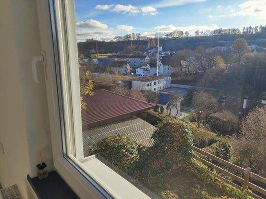 Blick vom Wohnzimmerfenster aus