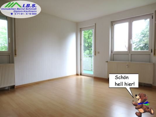 Hier geht es zum Balkon