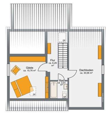 Grundriss Dachgeschoss