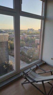 Ausblick aus Wintergarten