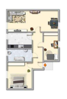 Grundriss Hamburger Str. 31b, DG