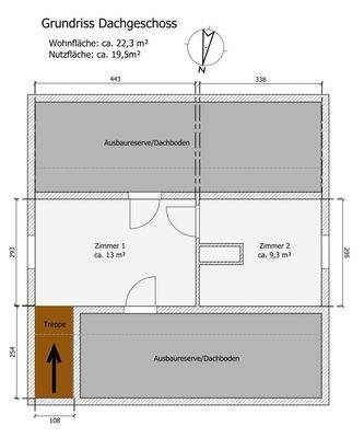 Grundriss Dachgeschoss
