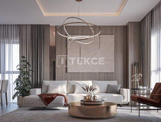 Apartments in a Complex with Pool in Istanbul Pendik