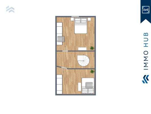 Grundriss obere Etage