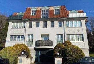 Hausansicht, Garageneinfahrt, Terrasse links oben