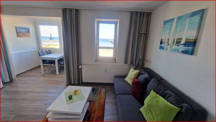 Wohnzimmer Blick Ostsee