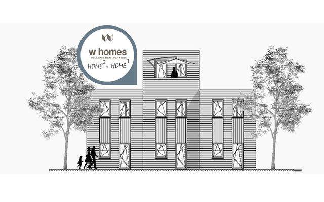 "Dreispänner" home²- home³- home² Gartenansicht