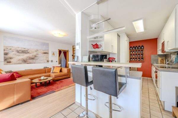 Wohnbereich und Küche