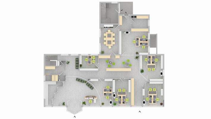 Grundriss Gewerbefläche 