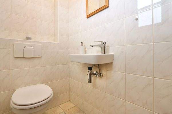 das separate Tageslicht-WC