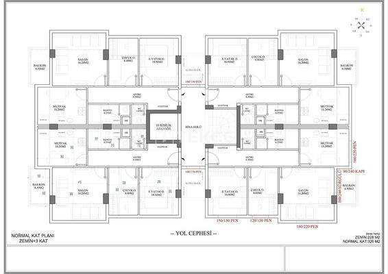 2-Bedroom Apartments with Separate Kitchens in Antalya Kepez