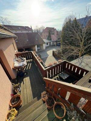 Zugang Dachterrasse vom Esszimmer