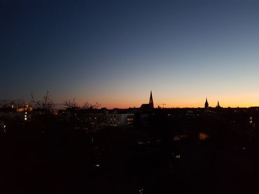 Blick vom Balkon