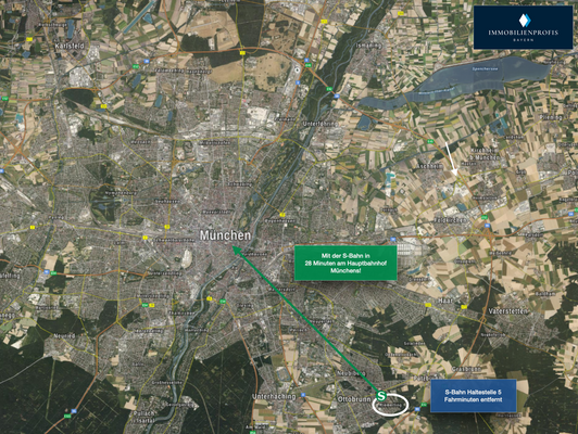 Hohenbrunn-Riemerling S-Bahn Lage