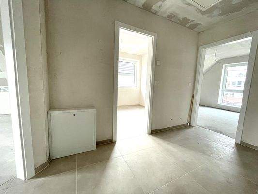 Flur im DG, Baustand 01.2026