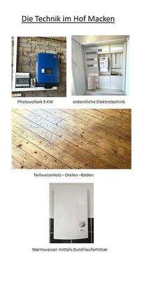die Technik im Hof / 9 KW Photovoltaik 