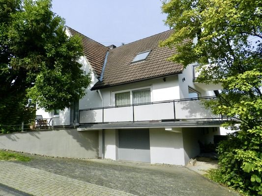 Hausansicht Anbau mit Garage