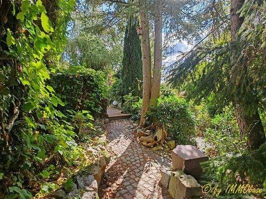 Terrassenzugang zum Garten